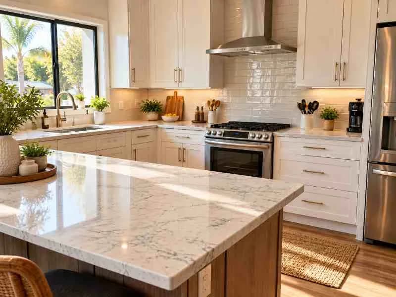 Reference photo of a tidy kitchen after cleaning